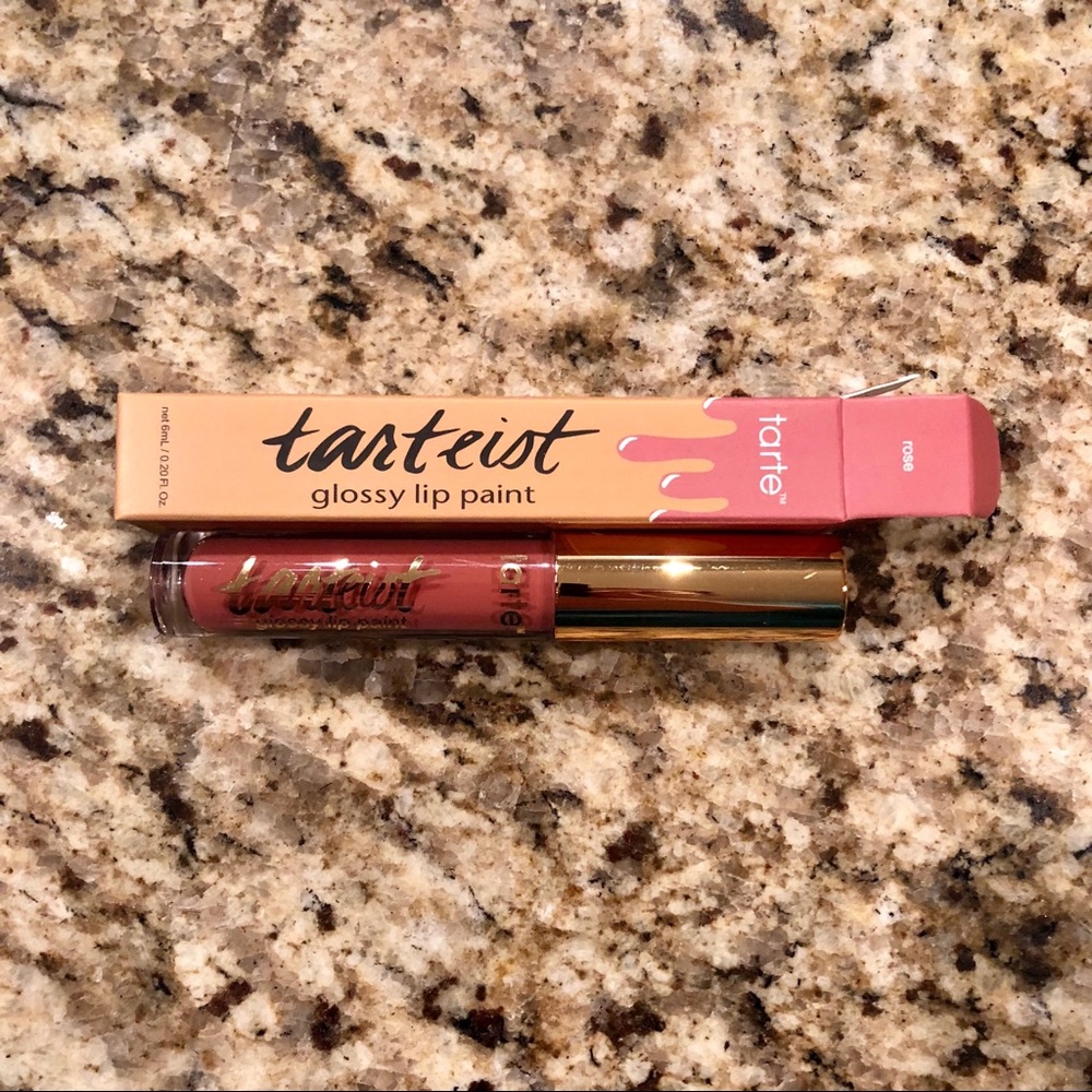 💋Tarte Glossy Lip Paint💋Rose💋Matte Finish💋 - Picture 3 of 3